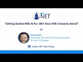 NET at NOON Getting Started With AI For NET Devs With Semantic Kernel