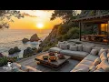 Download Lagu Calming Balcony Jazz | Soothing Jazz Melodies Overlook The Sea At Sunset For Working, Relaxing