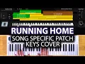 Running Home - MainStage patch keyboard cover
