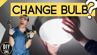 Flush Mount Ceiling Light Fixture How to Change a Light Bulb Remove the Glass Cover