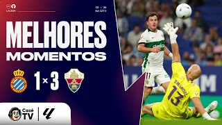 MELHORES MOMENTOS: ESPANYOL 1 X 3 ELCHE | LALIGA 26/27 | 7ª RODADA | 18/09/26