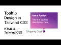 Tooltips in Tailwind CSS HTML