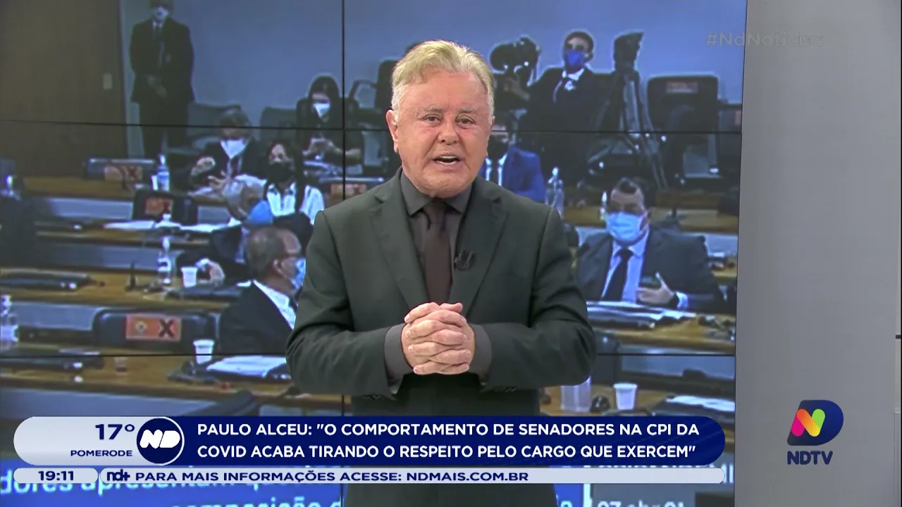 Paulo Alceu: 'Comportamento de senadores na CPI acaba tirando o respeito pelo cargo que exercem'