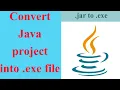 How to convert Java project into exe file in eclipse 2020