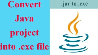 How to convert Java project into exe file in eclipse 2020