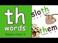 th Words Blending Phonics Phase 3