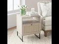 Mina Side Table Stylish Storage with Boho Chic Design