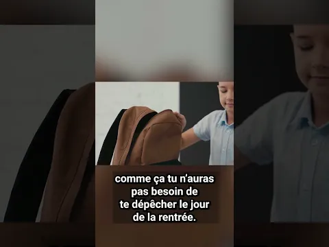 Préparer son cartable avant la rentrée 🎒