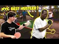 I Challenged The STRONGEST Ping Pong Hustler in New York