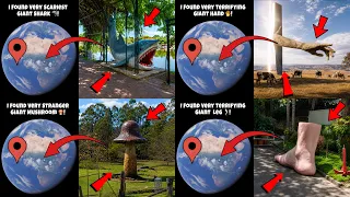 🔥 Very Unique Top 4 Things Sculptures Spotted On Google Earth 🌍!