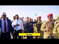 MW Xasan sheekh oo maanta Gaalkacyo ku wajahan xili xaalado amni oo xooggan ay ka taagan yihiin
