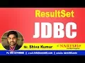 JDBC Tutorials ResultSet in JDBC Advanced Java Mr Shiva Kumar