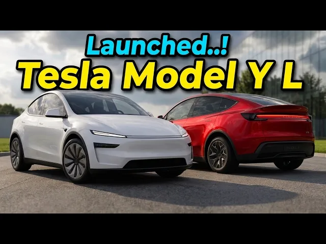 2027 Tesla Model Y L Debuts: 6-Seat Luxury, Stretched Wheelbase, and Adaptive Riding