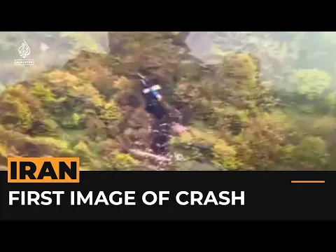 Download MP3 First image of crash site as Iran president confirmed dead | Al Jazeera Newsfeed