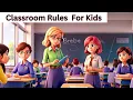 Classroom Rules For Kids Classroom Rules Classroom Language