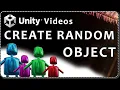 How to CREATE A RANDOM OBJECT by code in Unity
