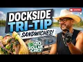 Dockside Tri-Tip Sandwiches on my Nomad travel grill 20 Chef