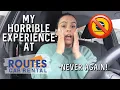 RENTING A CAR THROUGH EXPEDIA - DONT DO THIS ALLIED CAR RENTAL EXPERIENCE ROUTES CAR RENTAL