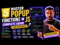 JavaScript Popups Explained Alert vs Prompt vs Confirm