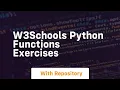 w3schools python functions exercises