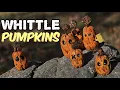 Whittling Pumpkins with Personality - Easy Carving Tutorial VERY BEGINNER FRIENDLY