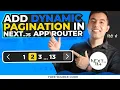 Create a Dynamic Pagination in FullStack Website using Next js 13 4 - App Router in Hindi