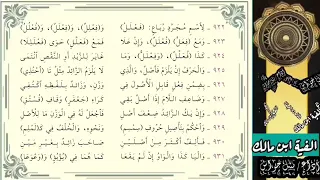 ألفية ابن مالك التصريف بصوت نبيل جواس 