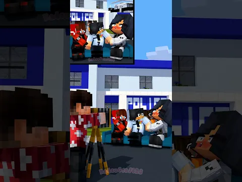 (BTS)PERFECT PITCH Police Cute Aphmau VS Police Cute JJ Sister #aphmau #maizen #trending #shorts