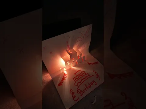 Magical Glowing 3D Birthday Card DIY