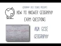 How to answer Geography Questions Top tips for 4 6 and 9 mark questions AQA GCSE Geography