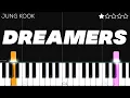 Download Lagu Jung Kook - Dreamers (FIFA World Cup Qatar 2022) | EASY Piano Tutorial