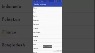 Simple ListView Using ArrayAdapter in Android