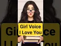 Download Lagu one sided girl i love you Girl voice love u #loveyou #girlvoice #youtube Ladki ki awaaj