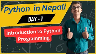 Introduction to Python Programming Day1 Python in Nepali