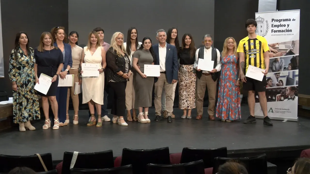 Clausura de cursos de certificado profesional