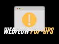 Create a Custom Pop-up Modal in Webflow