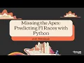 Missing the Apex Predicting F1 Races with Python - Josh Weissbock