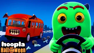Wheels On The Haunted Bus | Spooky Funny Rhymes | Hoopla Halloween