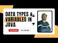 Unveiling Java Lec 6 Mastering DataTypes Variables