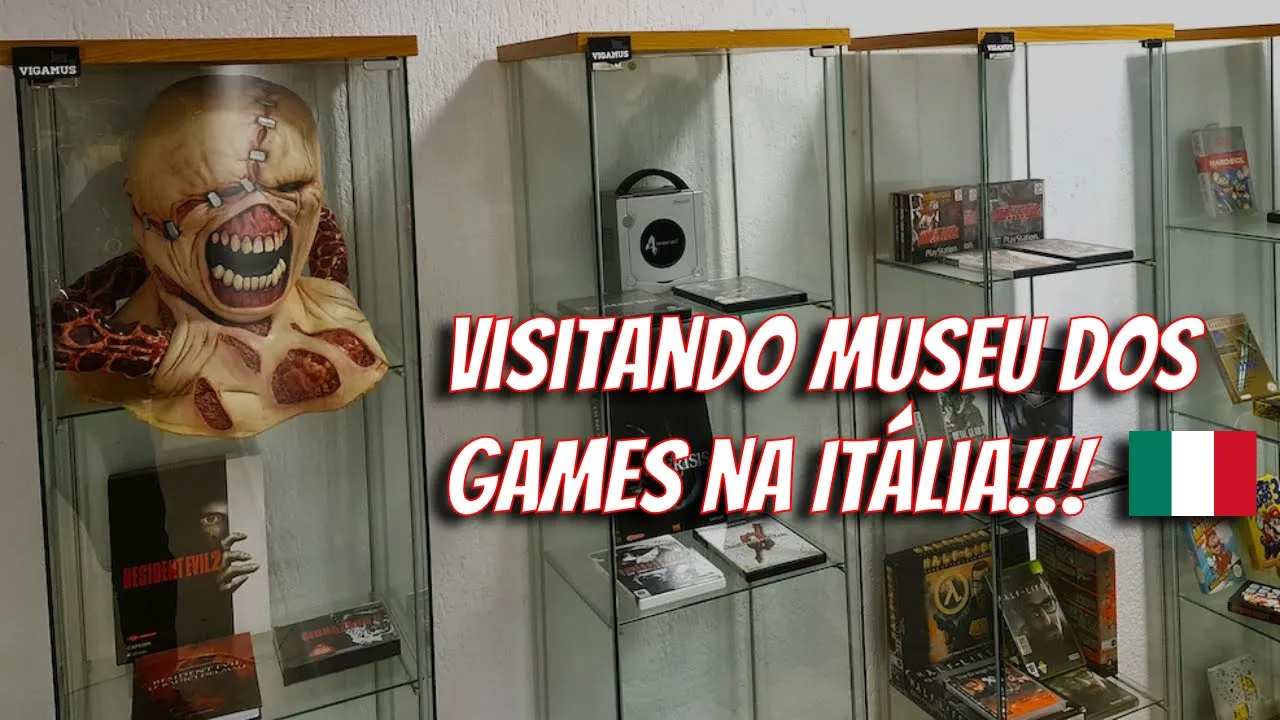 Visitando museu dos games na Itália ????????????️???? - Vigamus