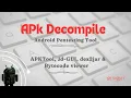 Decompile APK APKTool JD-GUI Dex2jar Bytecode Viewer