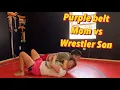 163 - Wrestling and NoGi Jiu Jitsu with my son
