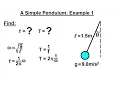 Physics 16 Simple Harmonic Motion 13 of 19 A Simple Pendulum f T Ex 1