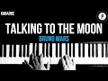 Download Lagu Bruno Mars - Talking To The Moon Karaoke SLOWER Acoustic Piano Instrumental Cover Lyrics