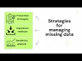 PPCR s Mechanisms and How to Handle Missing Data by TA Sylwia Kozak