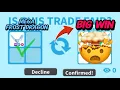 BIG WIN I Traded My MEGA FROST DRAGON For So Many High Tiers Adopt me trading