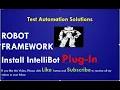 Robot Framework Install IntelliBot Plug-In