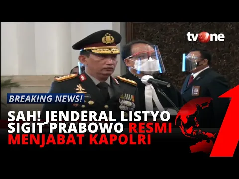 Resmi! Presiden Lantik Komjen Listyo Sigit Prabowo Sebagai Kapolri | tvOne