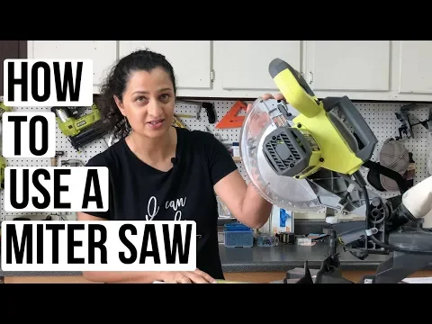How to use a Miter Saw - A complete beginner's guide