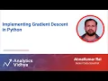 Implementing Gradient Descent in Python DataHour by Atmakumar Rai